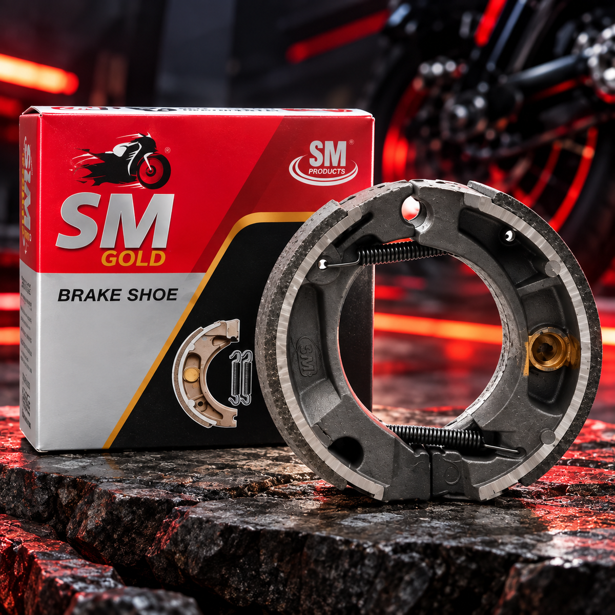 Brake Shoe SM Gold Genunine Tyre