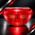 Motorcycle Rear Tail Light– Red Lens