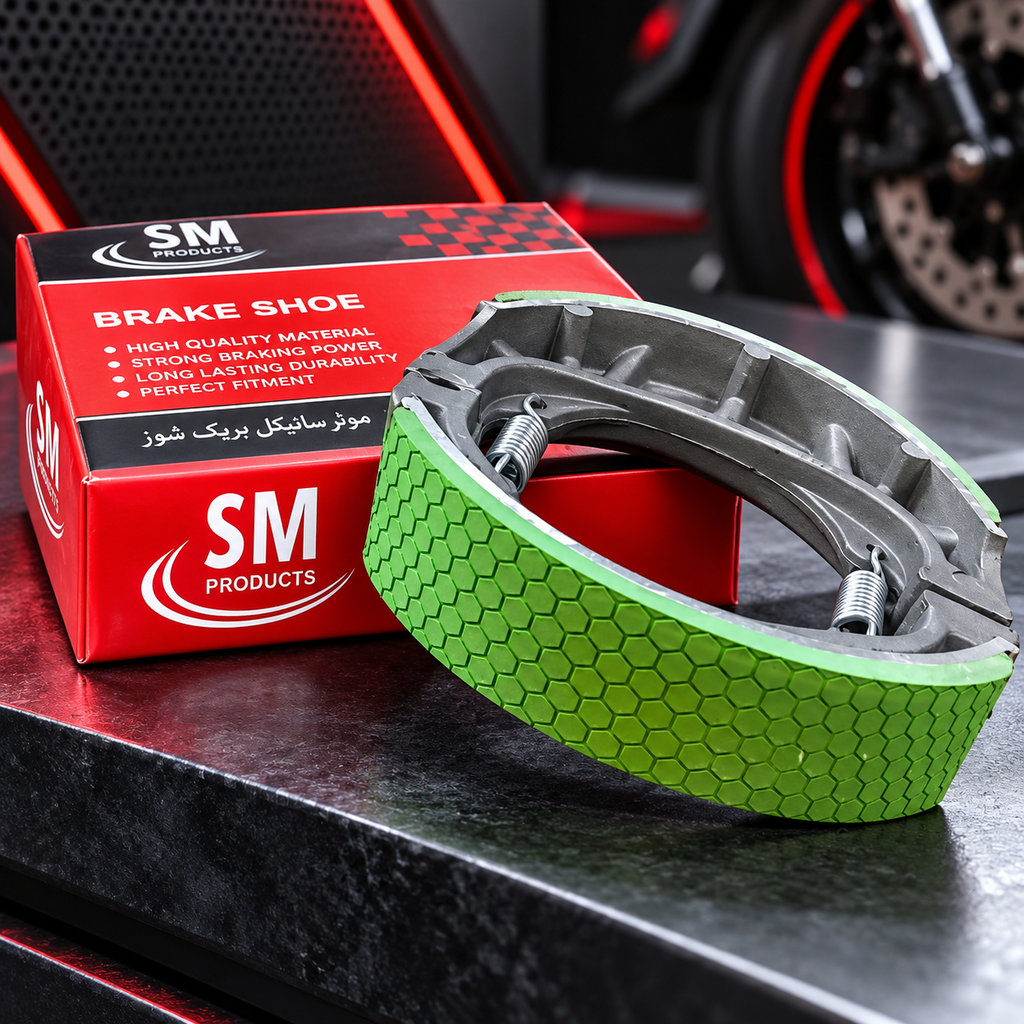 Brake Shoe Green Foot Ball Leather